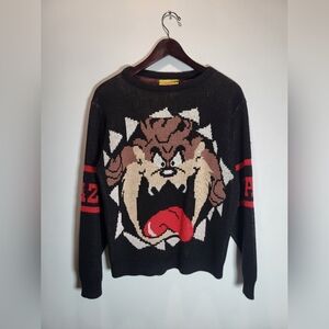 👕🌶 Vintage 1989 Tasmanian Devil (TAZ) Knit Crewneck Sweater